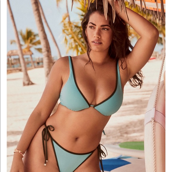 Victoria's Secret Other - NWT Victoria’s Secret Contrast Underwire Swim Top